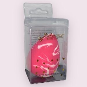 Princess Beauty Care Red Dark Pink Blending Makeup Sponge